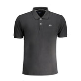 La Martina Black Cotton Polo Shirt -   -  La Martina.